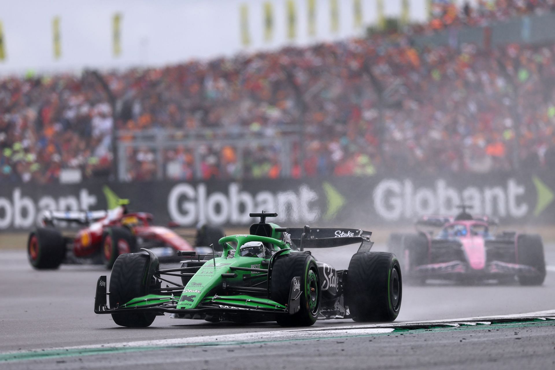 Nico Hulkenberg of Germany driving the (27) Kick Sauber C45 Ferrari on track during the F1 Grand Prix of Great Britain at Silverstone Circuit on July 06, 2025 in Northampton, England. - Source: Getty