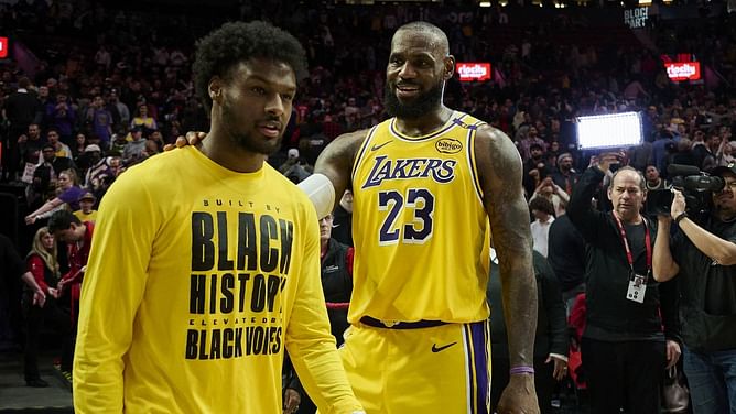 "Only you know your personal legend" - LeBron James shouts out Bronny James after promising effort in Lakers' Summer League clash vs Clippers