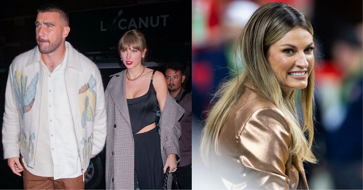 Travis Kelce receives 1-word reaction from Erin Andrews on IG post featuring&nbsp;Taylor&nbsp;Swift