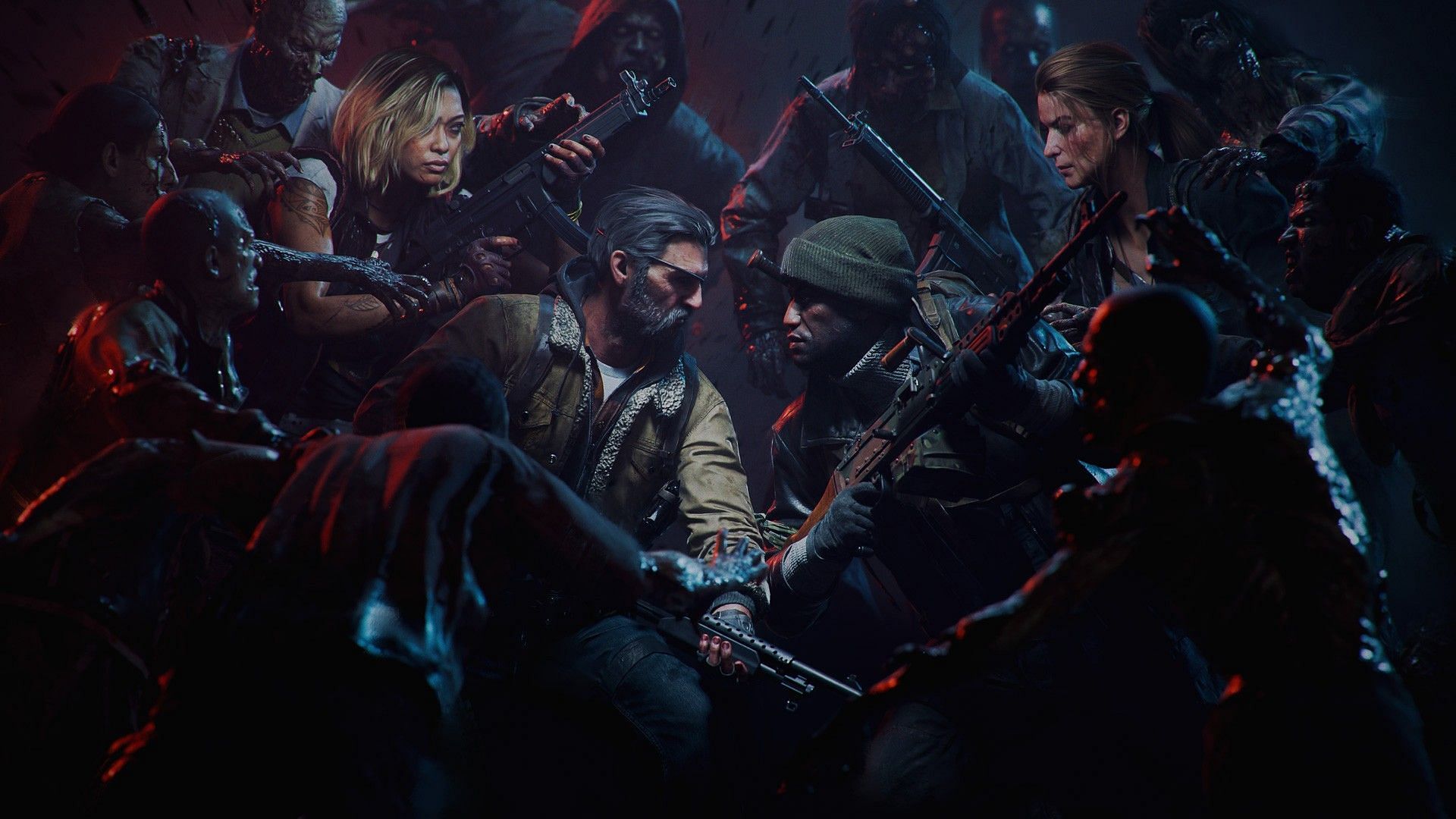 Operators and Zombies in Black Ops 6 Zombies (Image via Activision/YouTube @TheNewbs)