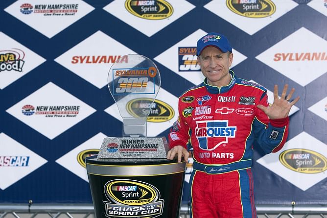 NASCAR Hall of Famer Mark Martin drops a 3-word reaction while reliving 1998 IROC glory at Indy