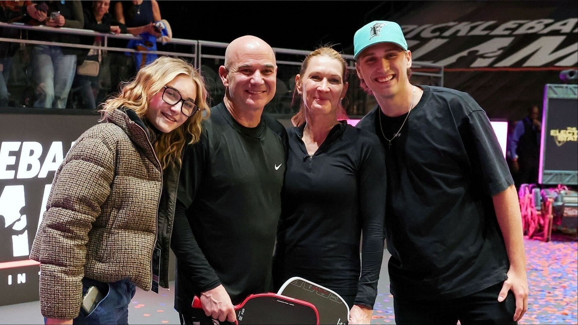 Andre Agassi & Steffi Graf's daughter Jaz enjoys fun night out with boyfriend Parker at Key Glock concert in Las Vegas
