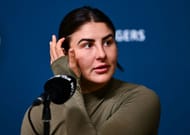 Bianca Andreescu at a 2025 National Bank Open press conference (Source: Getty)