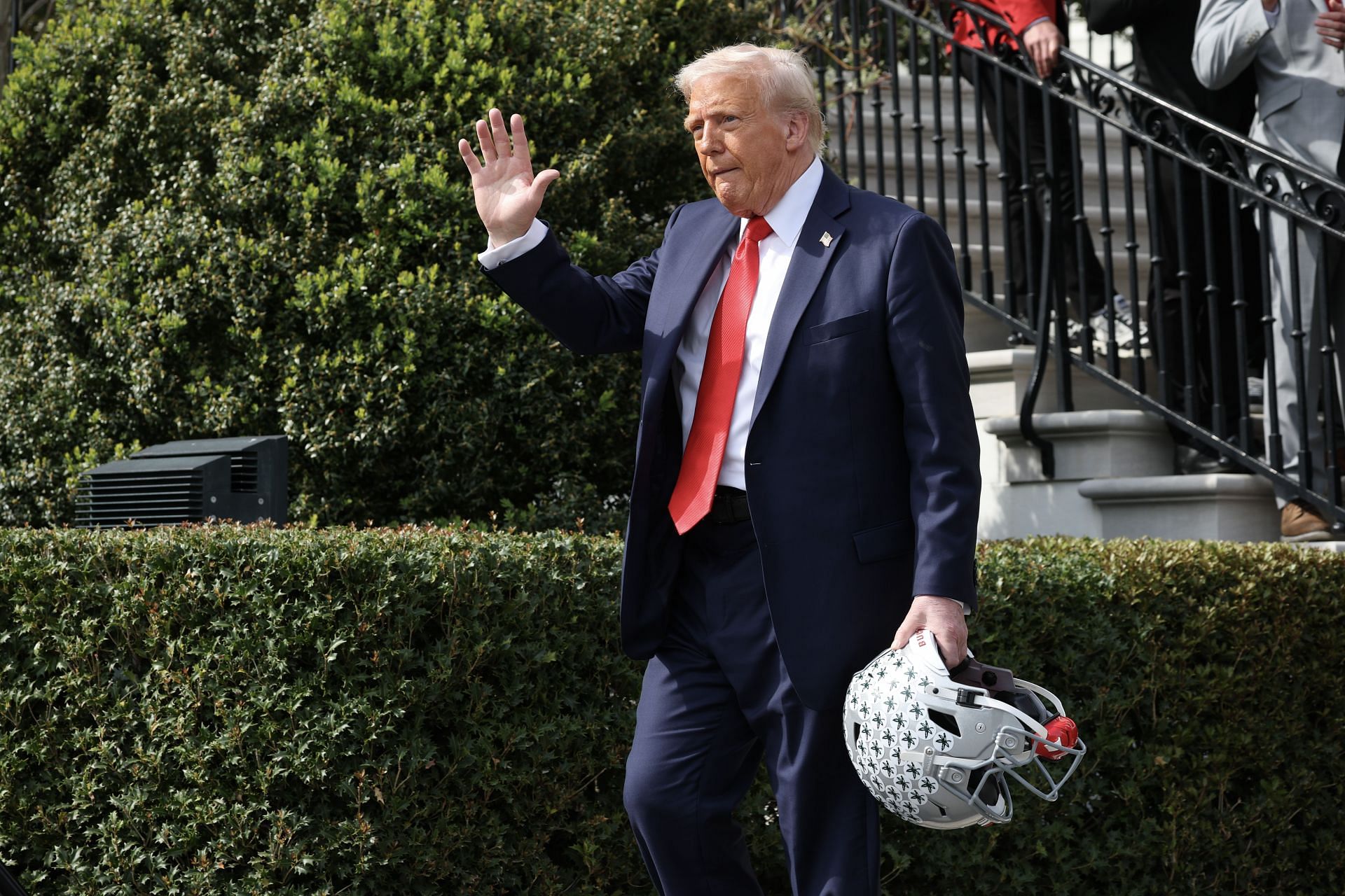 President Trump Congratulates 2025 College Football National Champion Ohio State University Team - Source: Getty