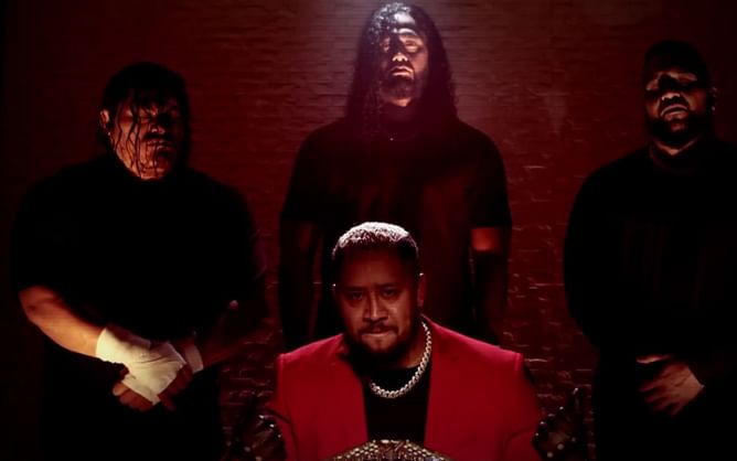 Solo Sikoa and MFT spotted speaking to legendary 21-time Champion backstage on SmackDown