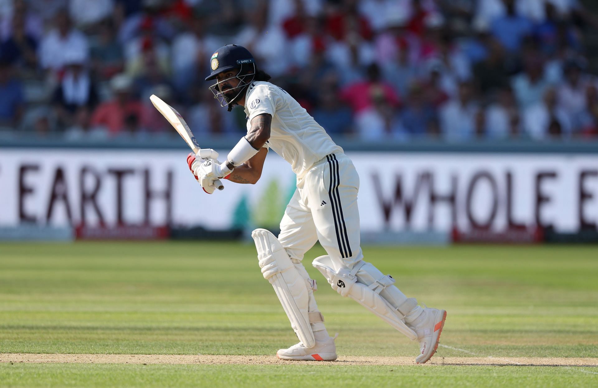 KL Rahul stayed unbeaten on 53. (Credits: Getty)