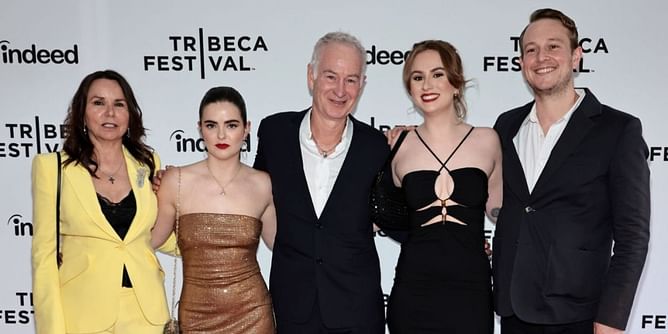 John McEnroe beams with joy as his daughter Emily shares special moments from her brother Kevin's stunning wedding