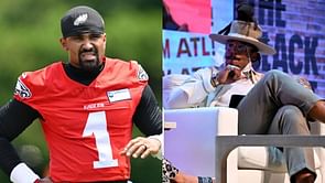 "Jalen Hurts only threw for 2,900 yards" - Cam Newton pulls up "facts" to prove why Eagles star is not Top 10 QB