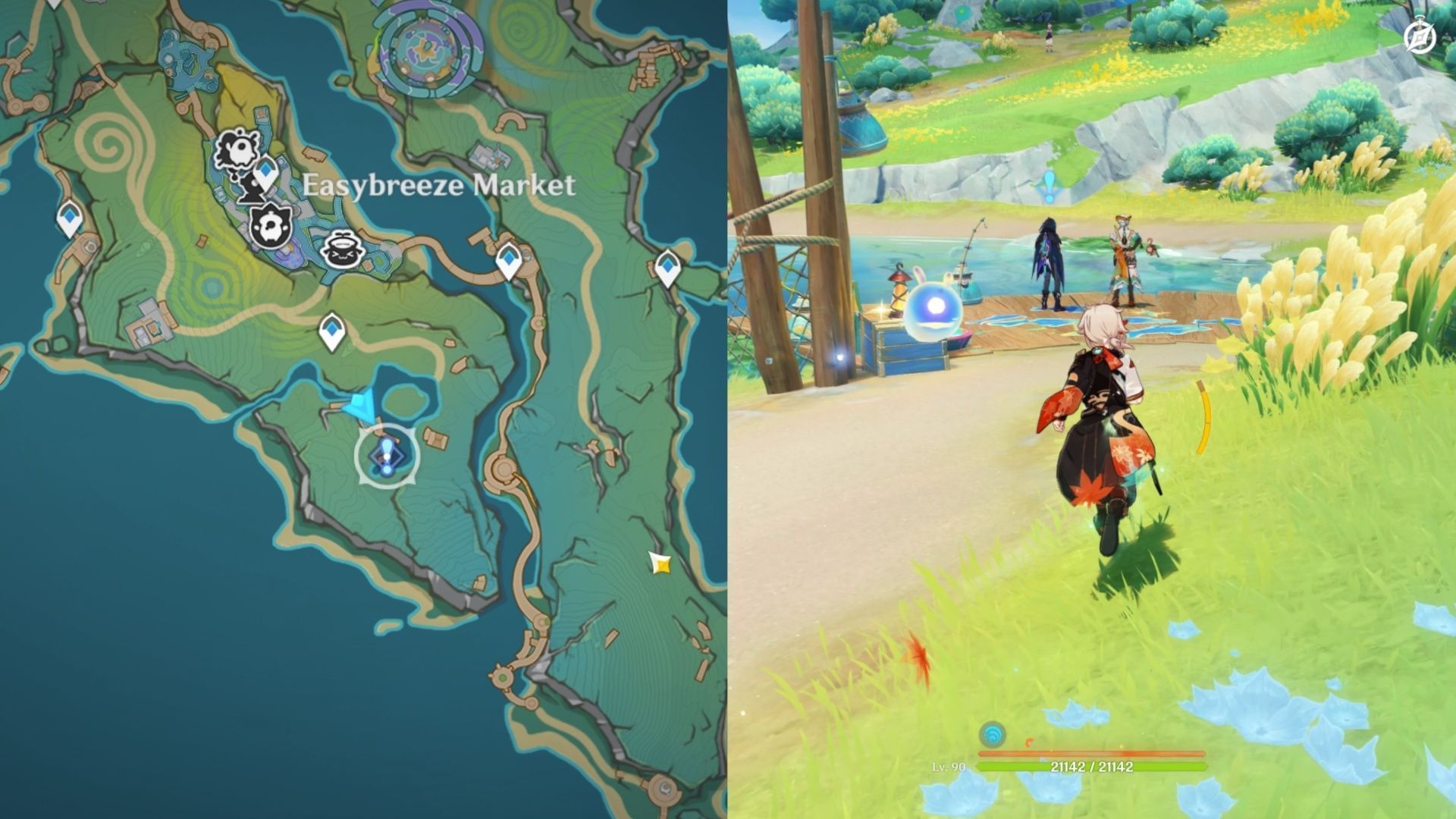 Encounters Always Happen on a Holiday quest (Image via HoYoverse)