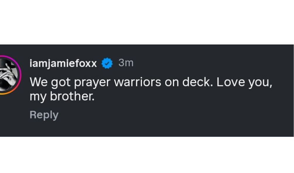 Jamie Foxx&#039;s message to Deion Sanders