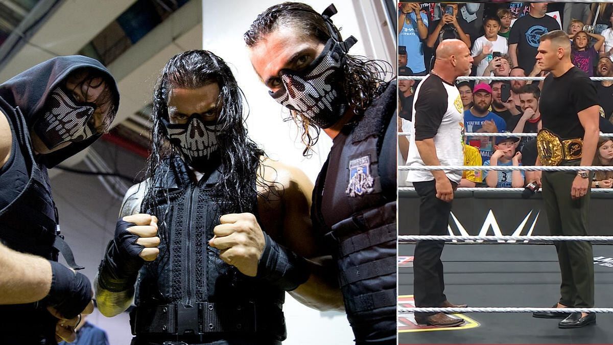 The Shield (Left), Goldberg and Gunther (Right) [Images via WWE.com]