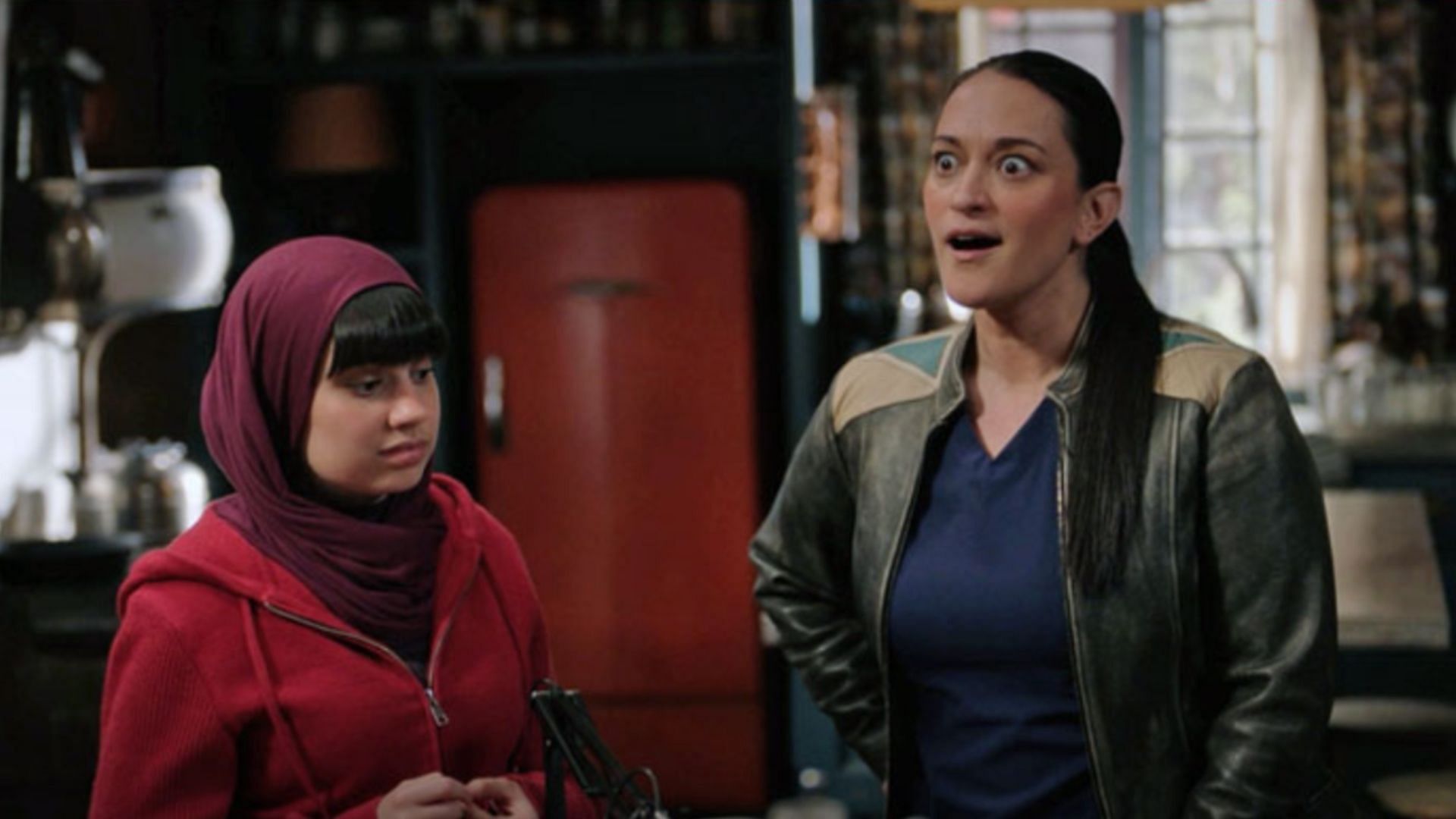 Asta and Sahar as seen in Resident Alien season 4 episode 8 (Image via Instagram/@syfy)