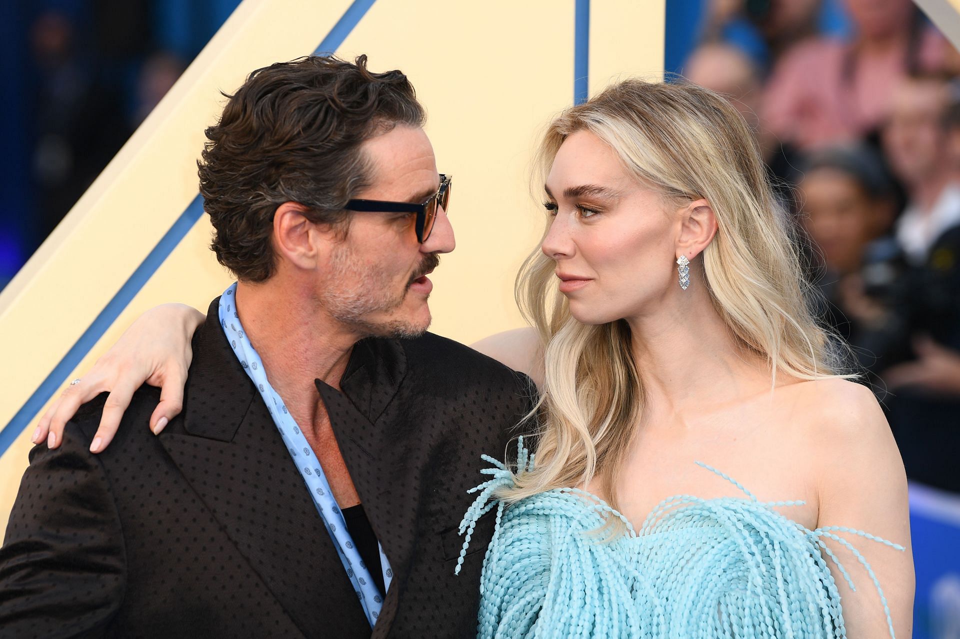 Pedro Pascal and Vanessa Kirby attend &quot;The Fantastic Four: First Steps&quot; UK Launch Event at the BFI IMAX Waterloo on July 10, 2025 in London, England. (Photo by Joe Maher/Getty Images)