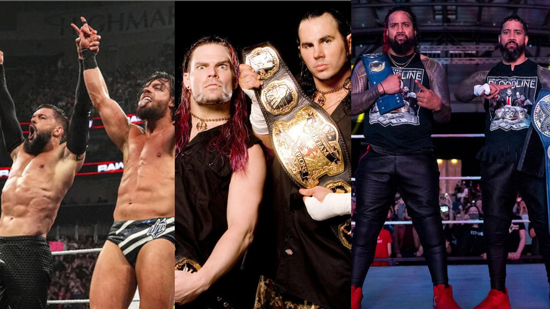 The Judgment Day, The Hardy Boyz, and The Usos [Image Credits: wwe.com]