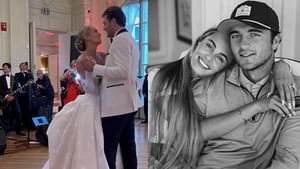 Noah Dobson’s wife Alexa gushes over ‘fairytale’ experience of marrying beau in the same Rhode Island location as John F. Kennedy