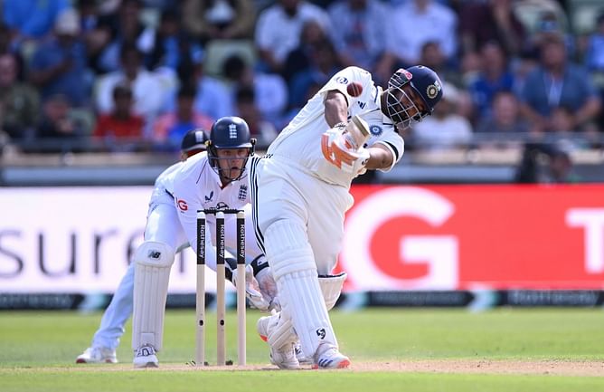 Rishabh Pant smashes Shoaib Bashir over long-on for first maximum of ENG vs IND 2025 2nd Test [Watch]