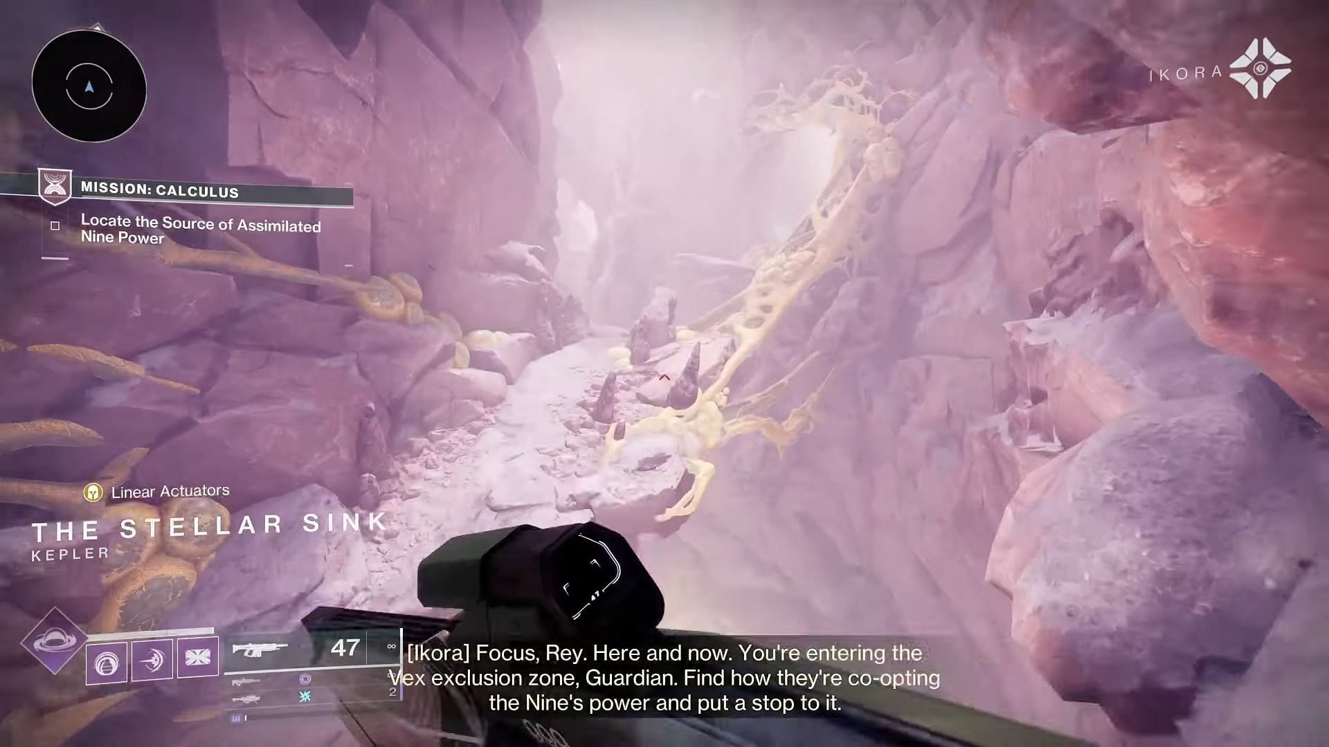 You&#039;ll need to do a bit of long-jumping to reach the marker (Image via Bungie | YouTube/GuidingLight)