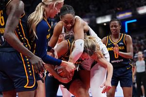 "Most privileged player": Fever fans fuming after A'ja Wilson gets jumpball call against Lexie Hull with questionable call