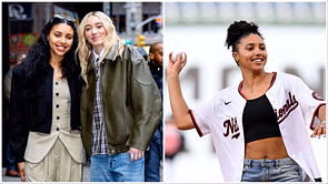 Paige Bueckers jokingly rates girlfriend Azzi Fudd's first pitch for Washington Nationals ahead of Cincinnati Reds matchup: "I'll take it"