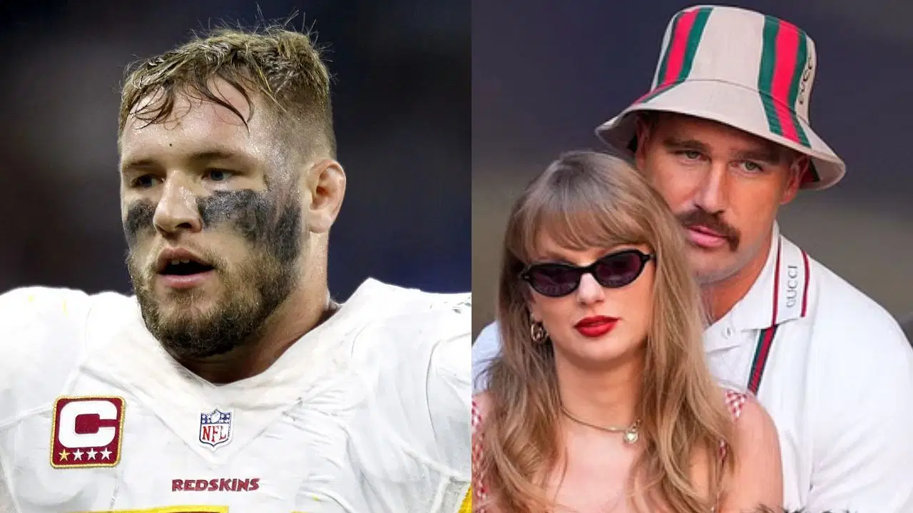 Will Compton calls out Daily Mail as tabloid labels ex-NFL star as &quot;MAGA podcaster&quot; in an article featuring Travis Kelce and Taylor Swift