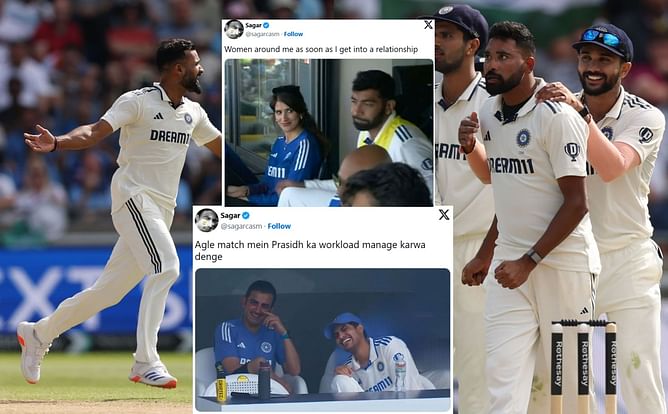 "Mere sath bowling me kuch hota nai inn logo se, Aaj sher ban gye hai"- Top 10 funny memes from Day 3 of 2nd ENG vs IND Test 2025 in Birmingham