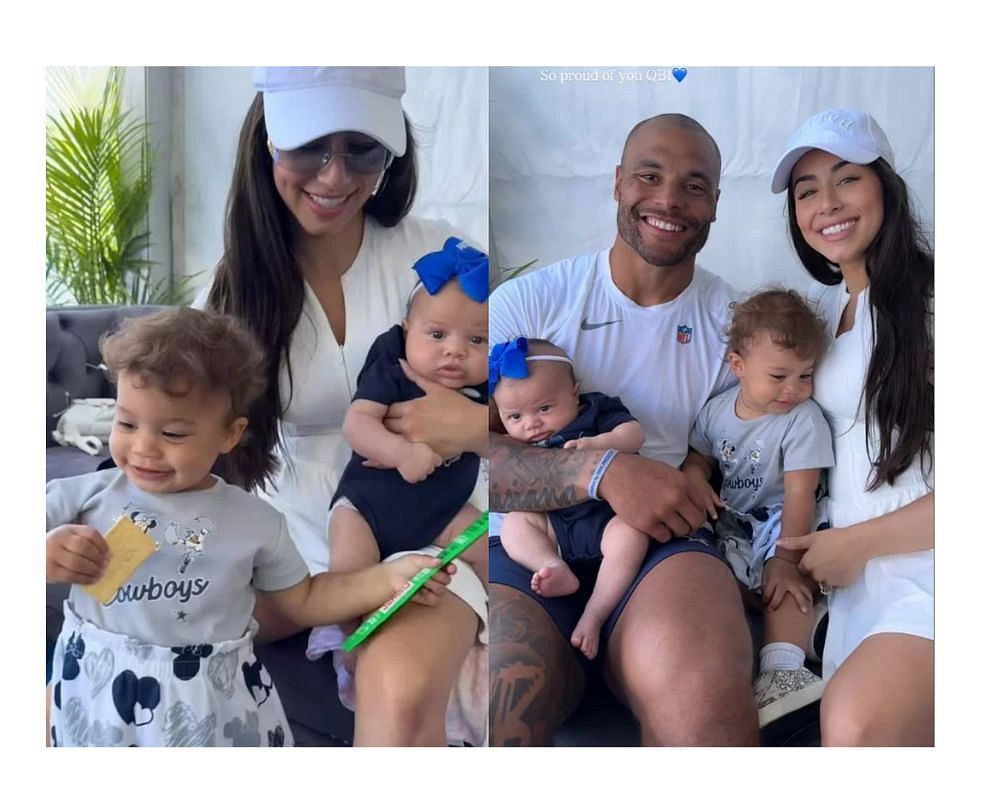 Sarah Jane brings daughters to Cowboys camp for sweet family moment with Dak Prescott [IG/@sarahjane]