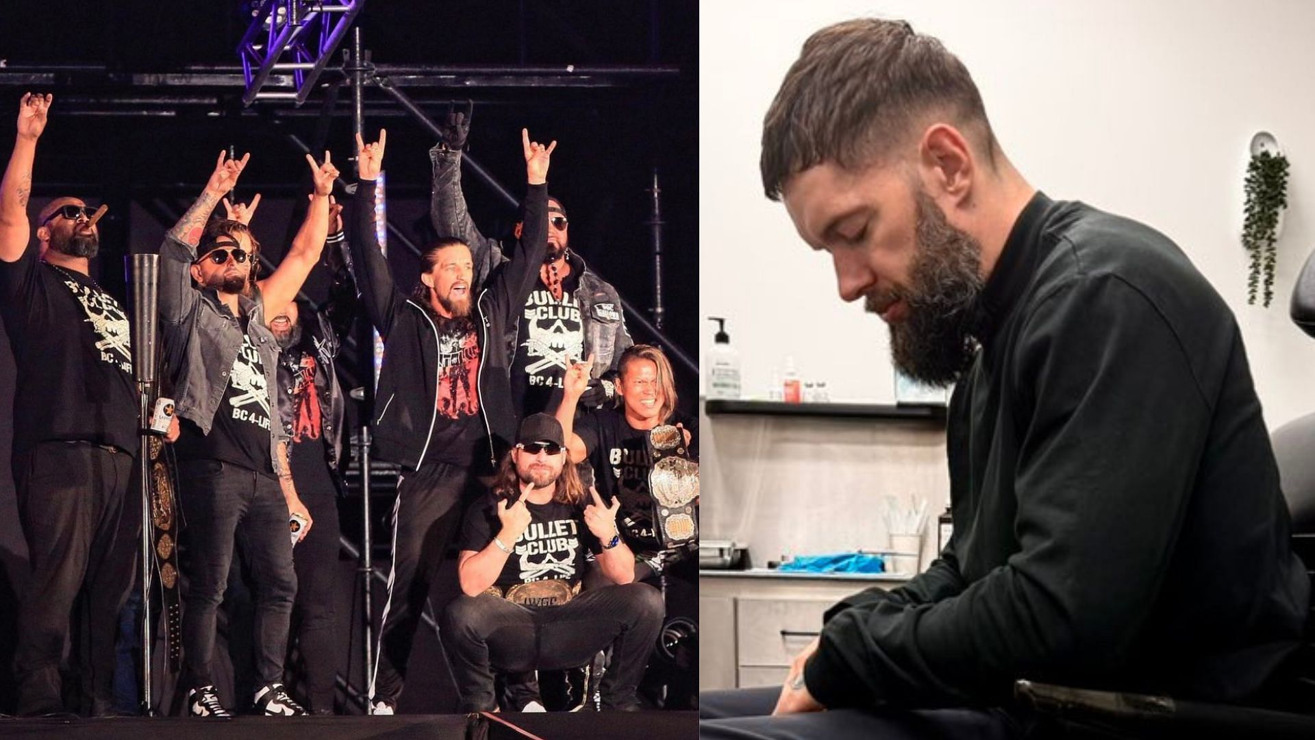 Bullet Club and Finn Balor (Image Credits: Karl Anderson on X, Finn B&aacute;lor on X)