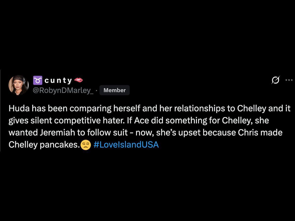 Netizens react to Huda being upset over pancakes (Image via X/@RobynDMarley_)