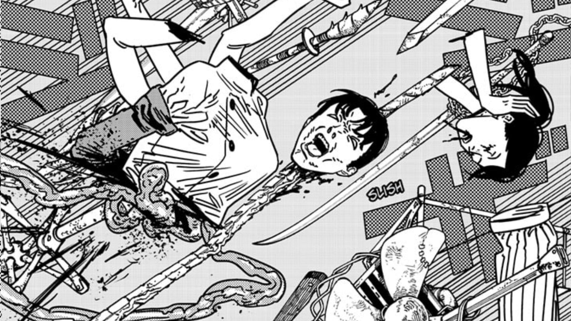 Falling Devil as seen in Chainsaw Man chapter 207 (Image via Shueisha)