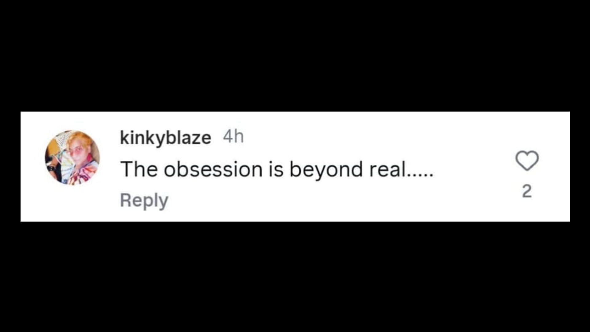 A user reacts (Image via Instagram/50cent)