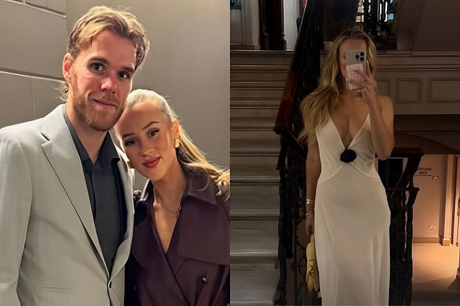 In Photos: Connor McDavid's wife Lauren explores Florence and goes wine tasting for her luxury bar in Italy
