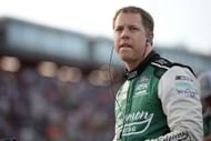 Brad Keselowski, driver of the #6 Solomon Plumbing Ford, at North Wilkesboro Speedway on May 18, 2025 - Source: Getty