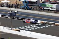 Connor Zilisch (88) wins the Pit Boss/FoodMaxx 250 NASCAR Xfinity Series race at Sonoma. Source: Getty