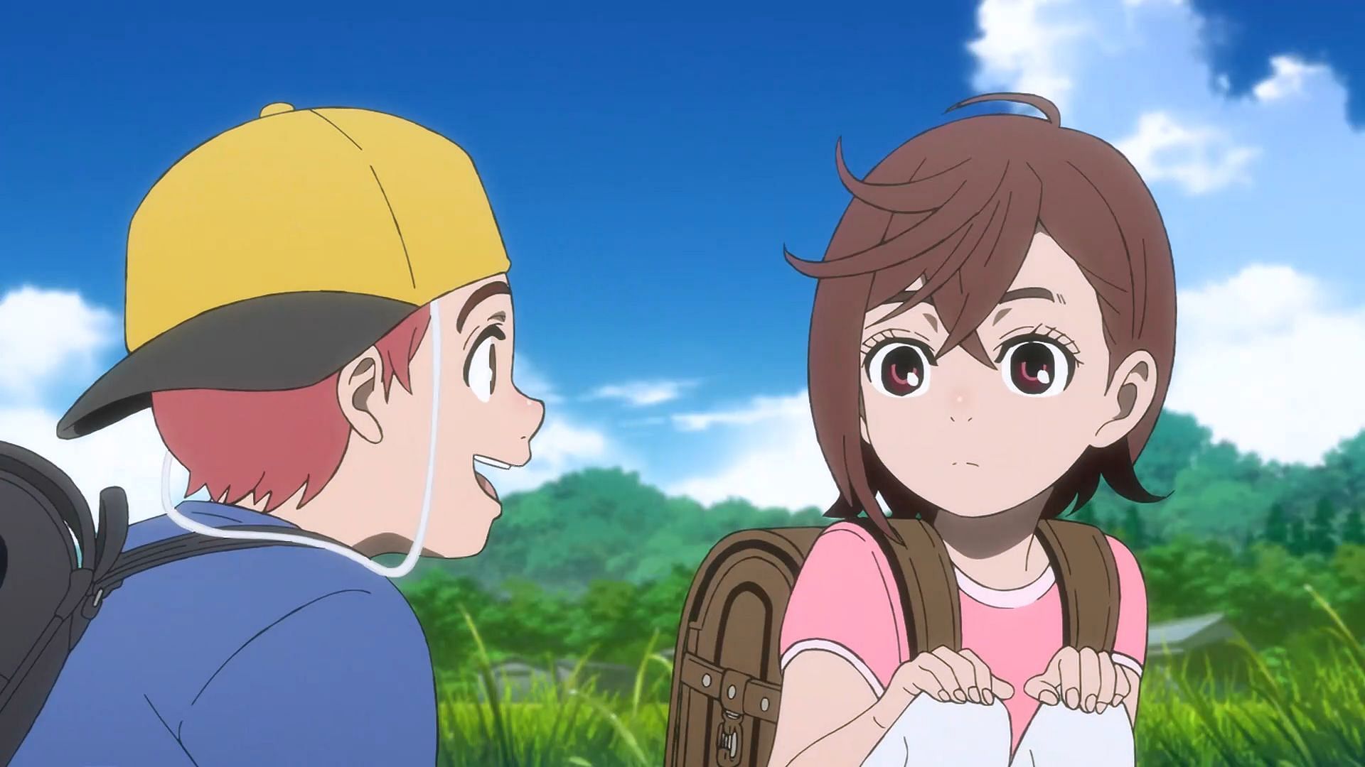 Momo and Jiji in the flashbacks (Image via Science SARU)