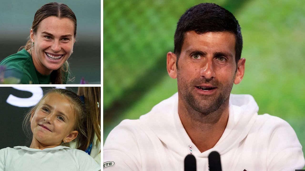 Novak Djokovic daughter Tara obsessed with Aryna Sabalenka