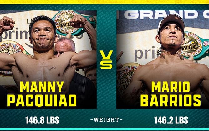Manny Pacquiao vs. Mario Barrios: Live round-by-round updates