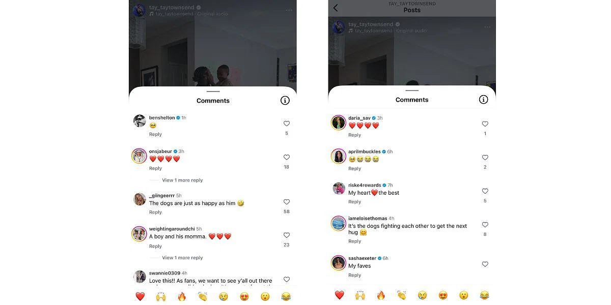 Ben Shelton, Ons Jabeur &amp; others&#039; comments on Taylor Townsend&#039;s Instagram post