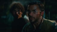 Xavier (left) is a shipwreck survivor (Image via YouTube/Universal Pictures)