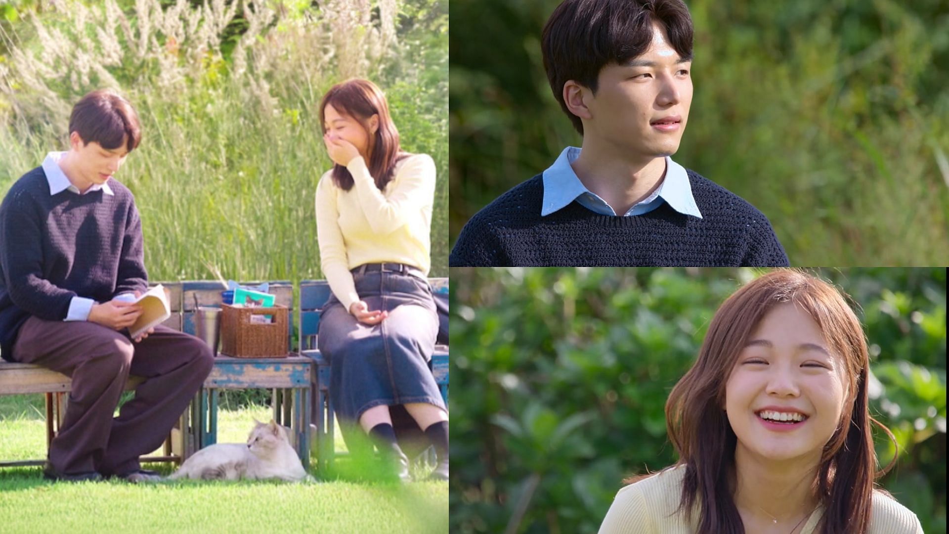 Noh Jae-yun and Kim Yeo-myung in Better Late Than Single (Image via Netflix)