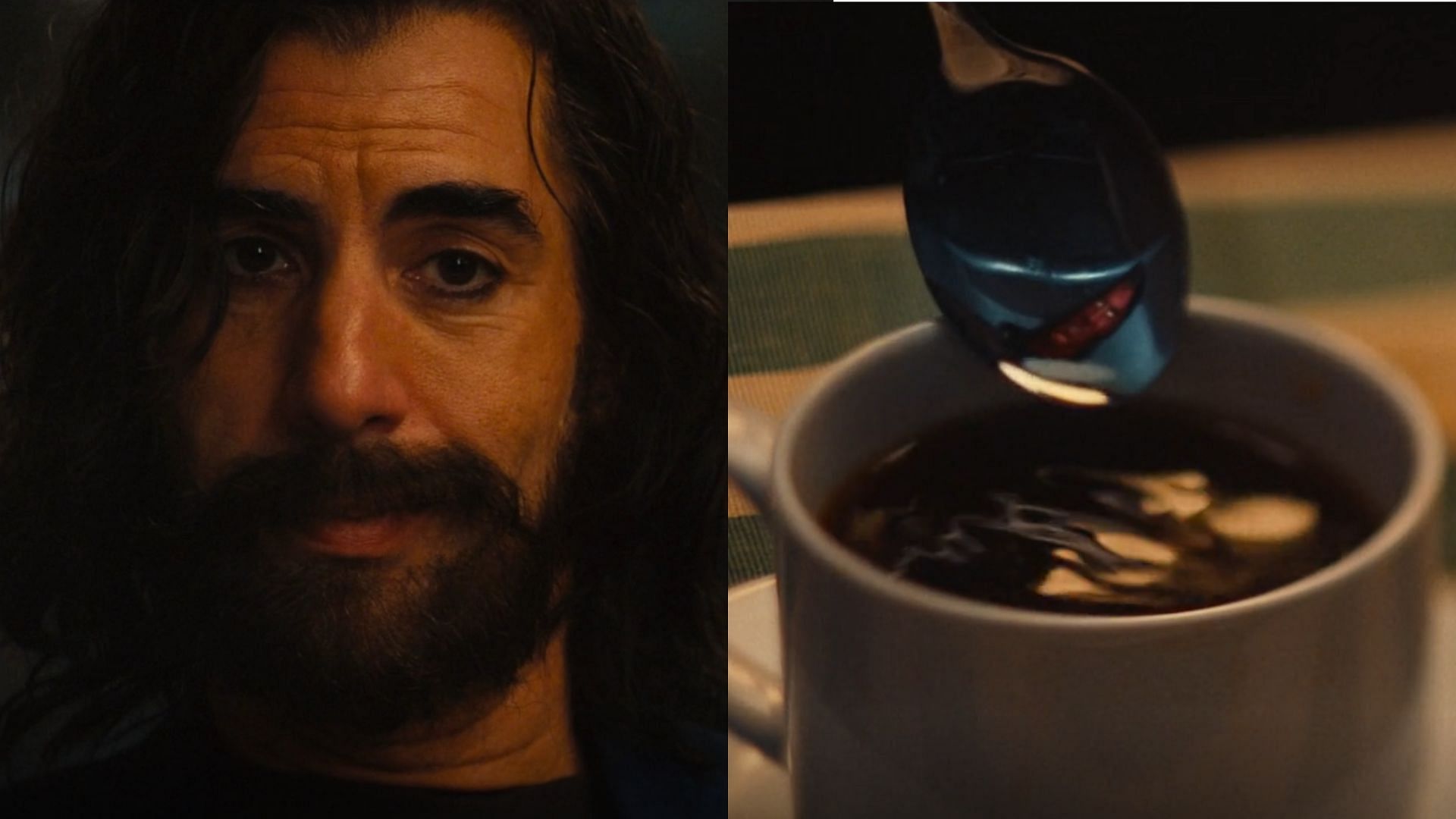 Fans appreciate the Mephisto scene with reflection on a spoon in Ironheart (Images on the left and right via Disney+)