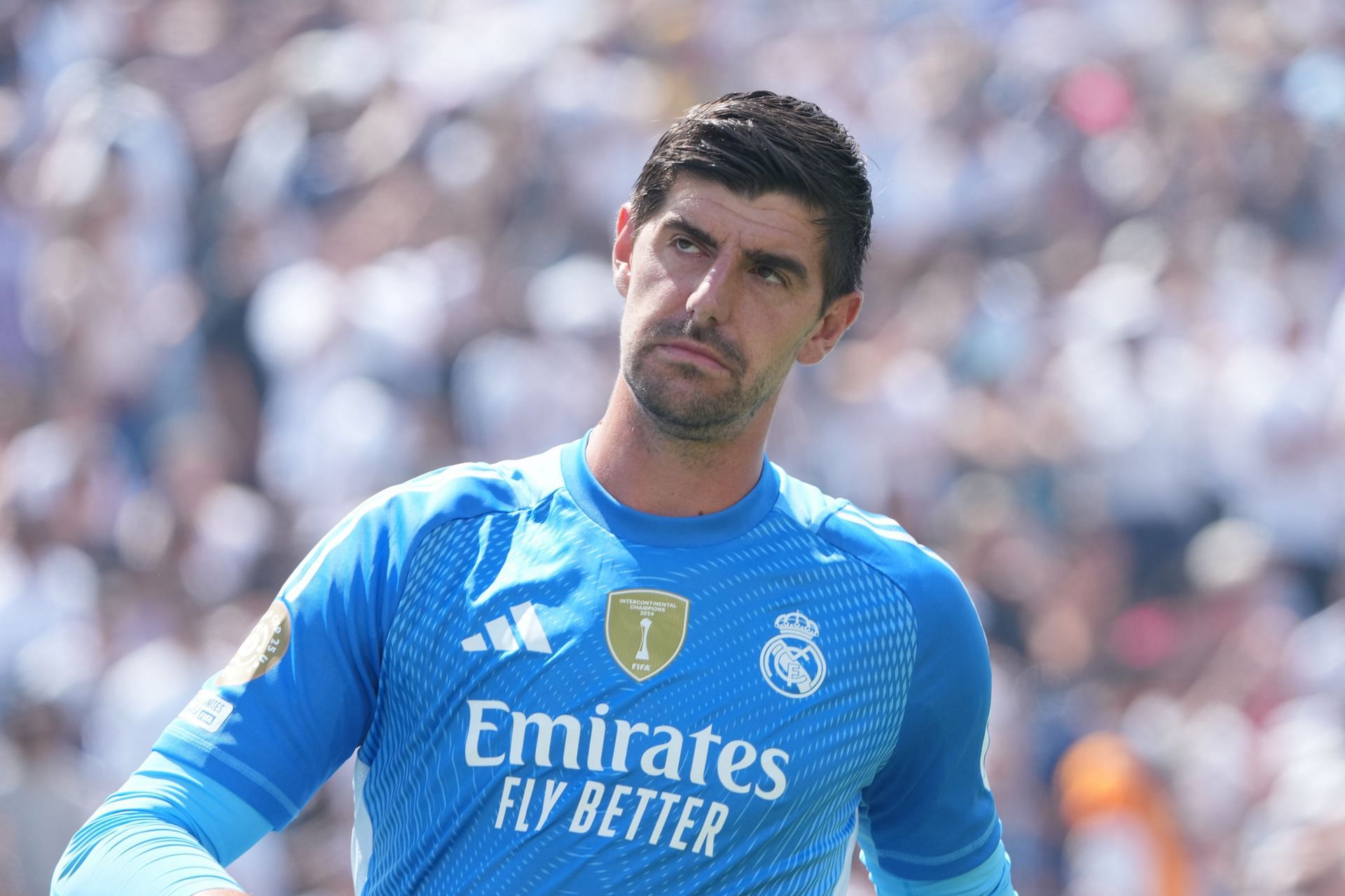 Real Madrid goalkeeper Thibaut Courtois
