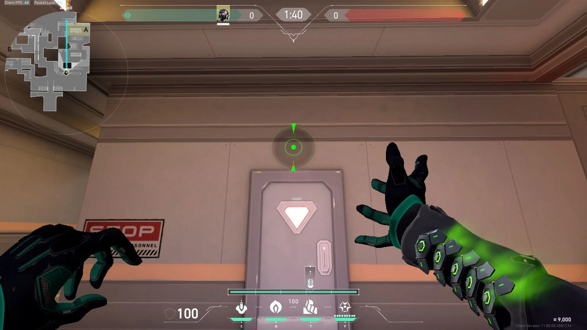 Icebox A attack wall (Image via Riot Games)