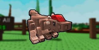 What does the Pachycephalosaurus do in Grow a Garden?