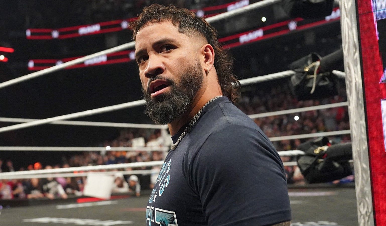 Jey Uso had a match on RAW (Image via WWE.com)
