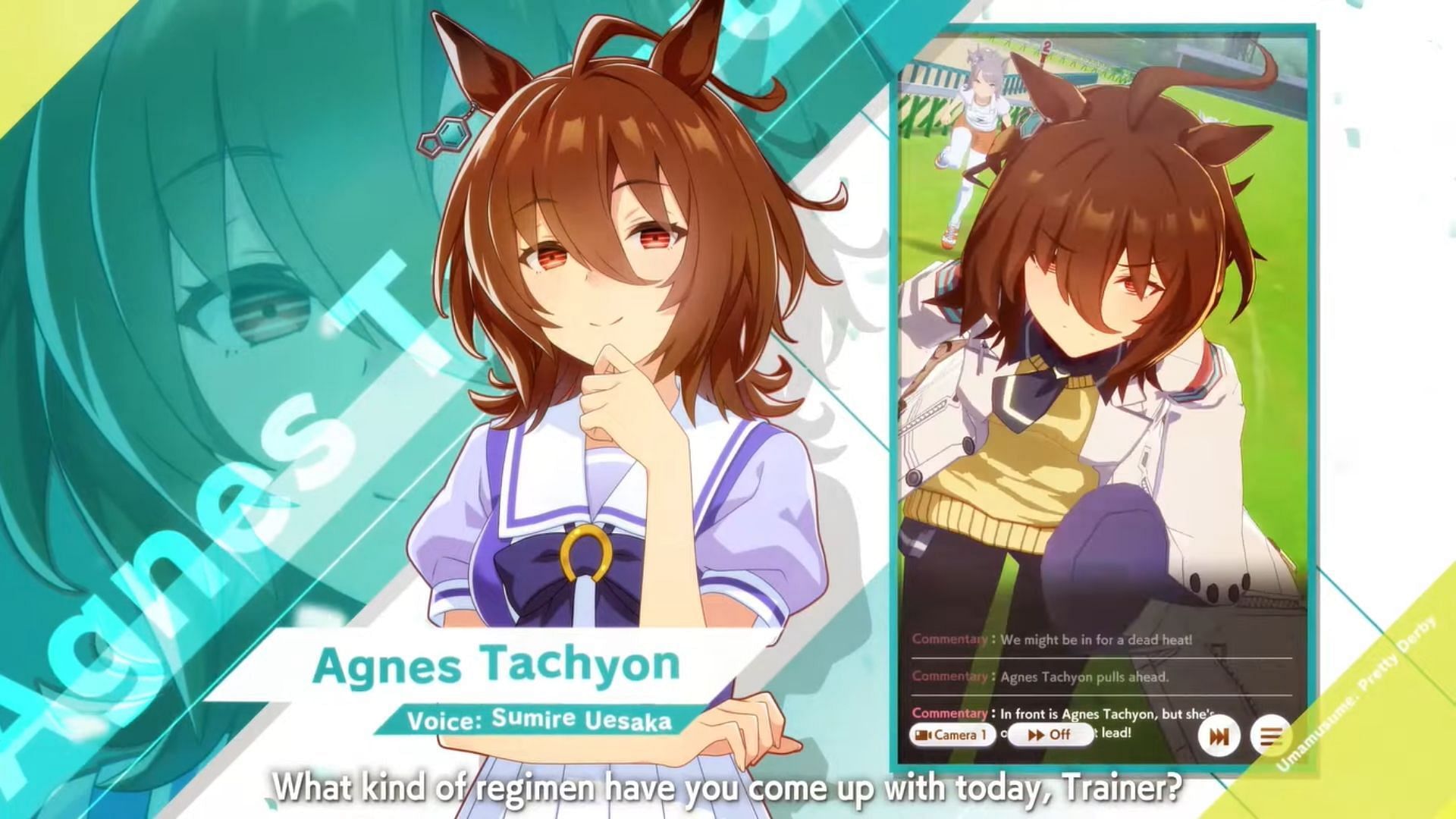 All Agnes Tachyon event choices and their effects in Umamusume: Pretty Derby