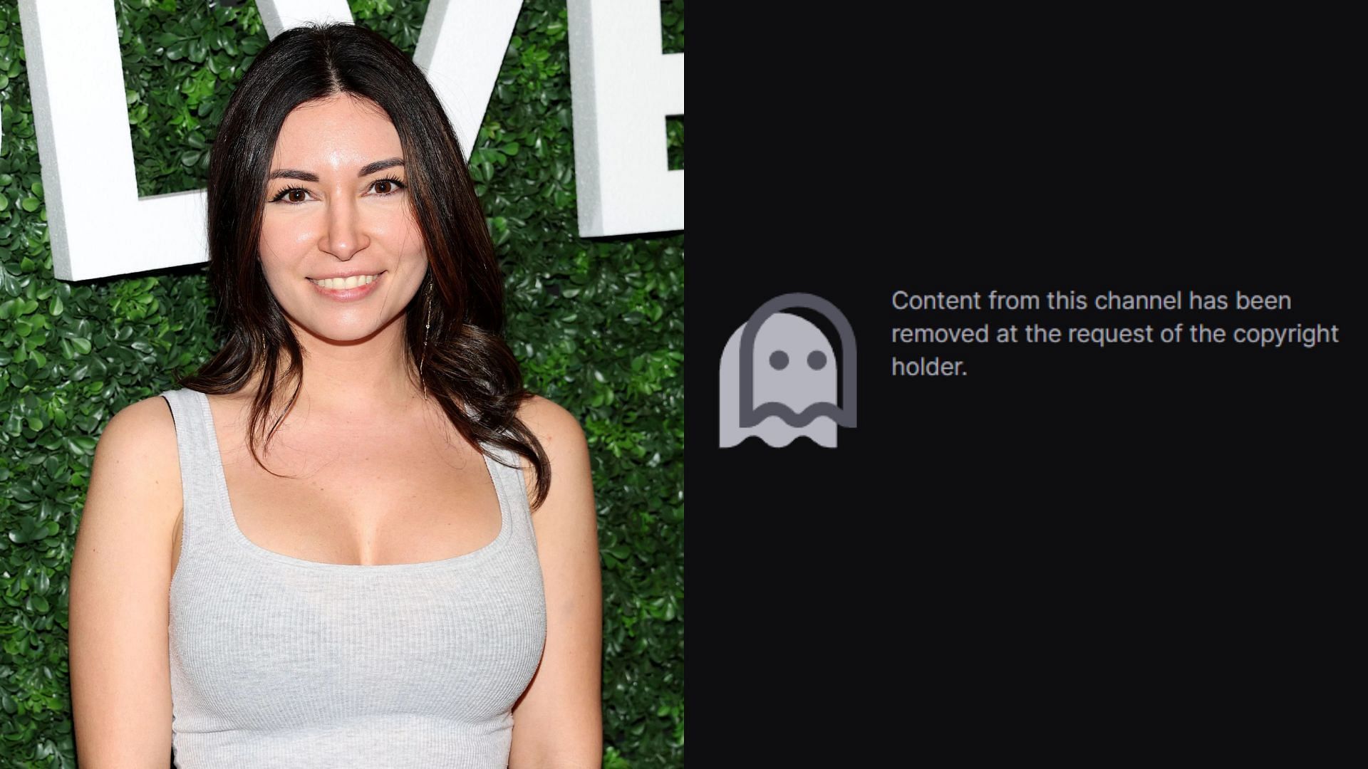 Alinity was banned from Twitch (Images via Getty, Alinity/Twitch) 