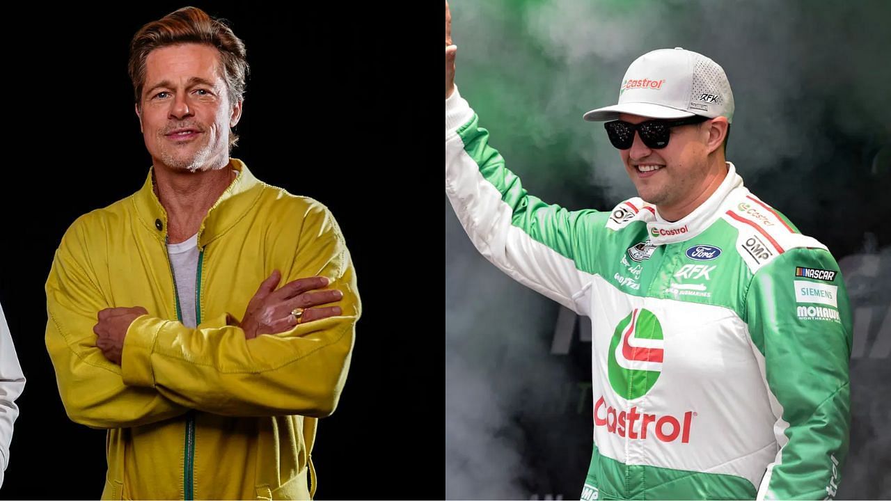 Brad Pitt (left) and Ryan Preece (right). Source: IMAGN
