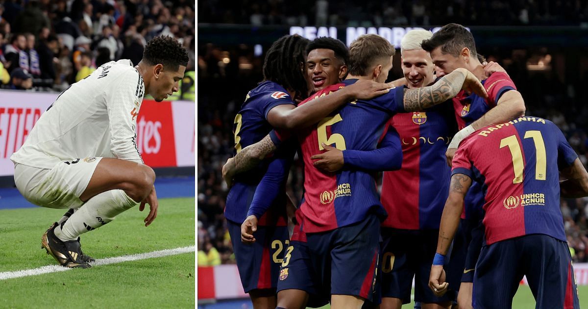 L to R: Jude Bellingham and Barcelona (All images sourced from Getty)