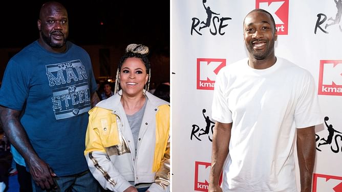 Shaq's ex-wife 'liking' video roasting him for his Megan Thee Stallion-Klay Thompson romance prediction has Gilbert Arenas cracking up