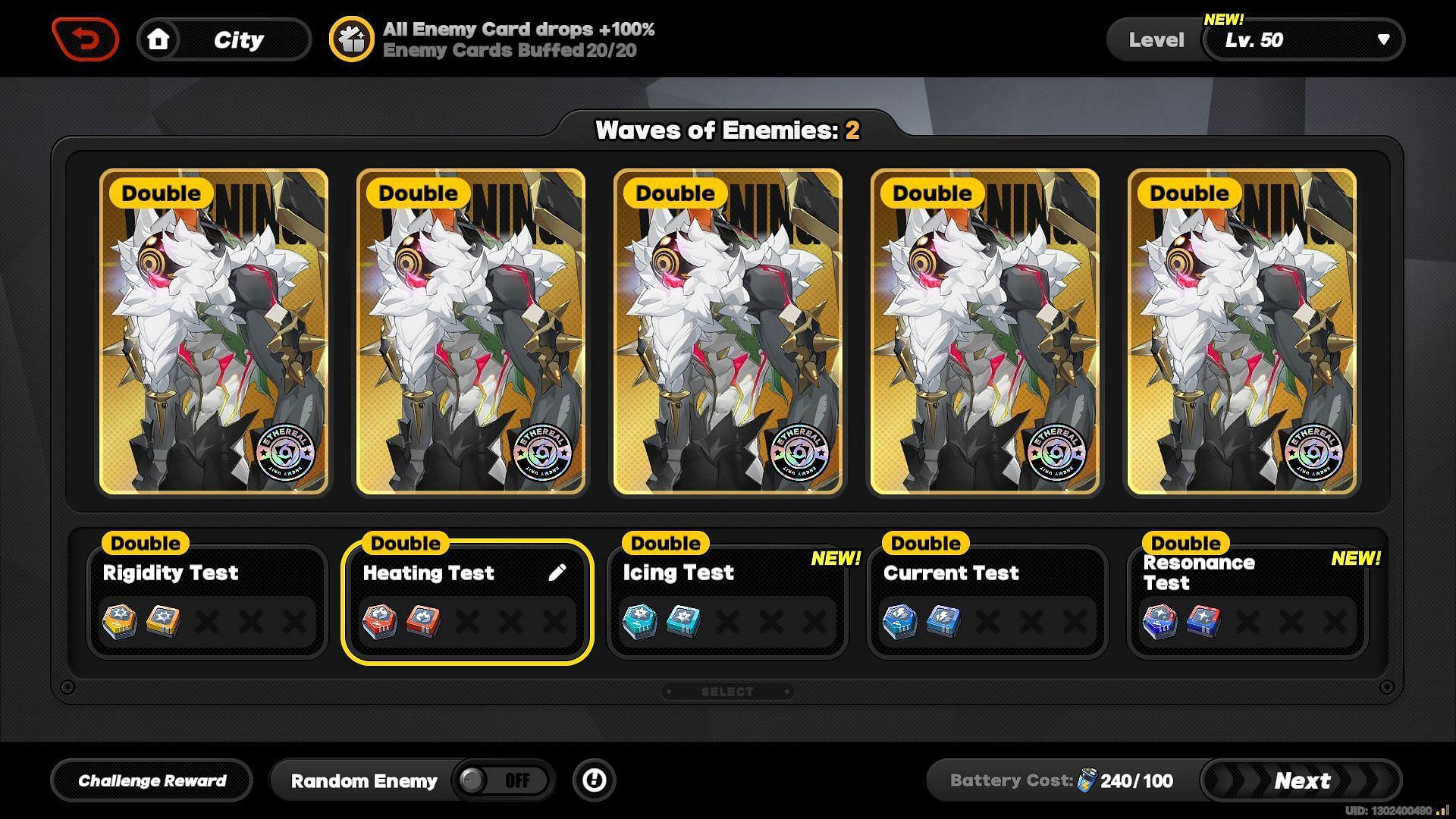 Heating Test (Image via HoYoverse)